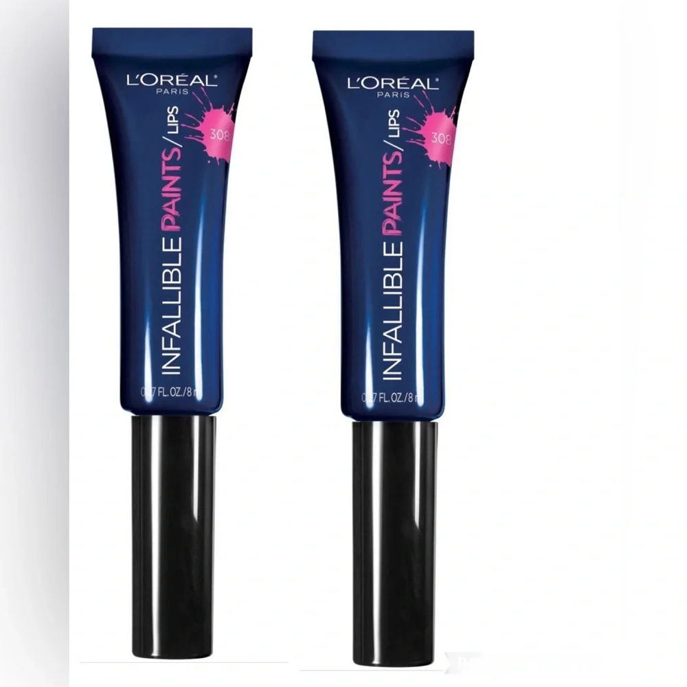 2pack L'Oreal Paris Infallible PAINTS/LIPS in‎ Navy Spy new